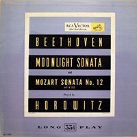 RCA Victor Records : Horowitz - Beethoven, Mozart